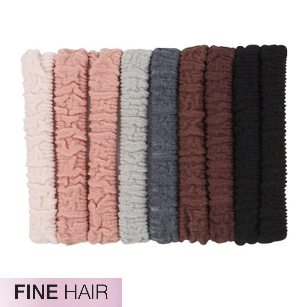 CO Scunci Unbreak 10pk liga fine hair marrón