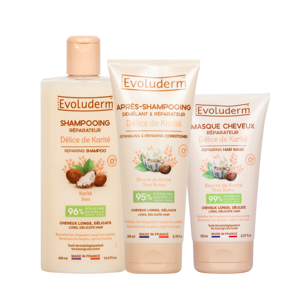 Pack cabello largo y delicado - Delice Karité Completo