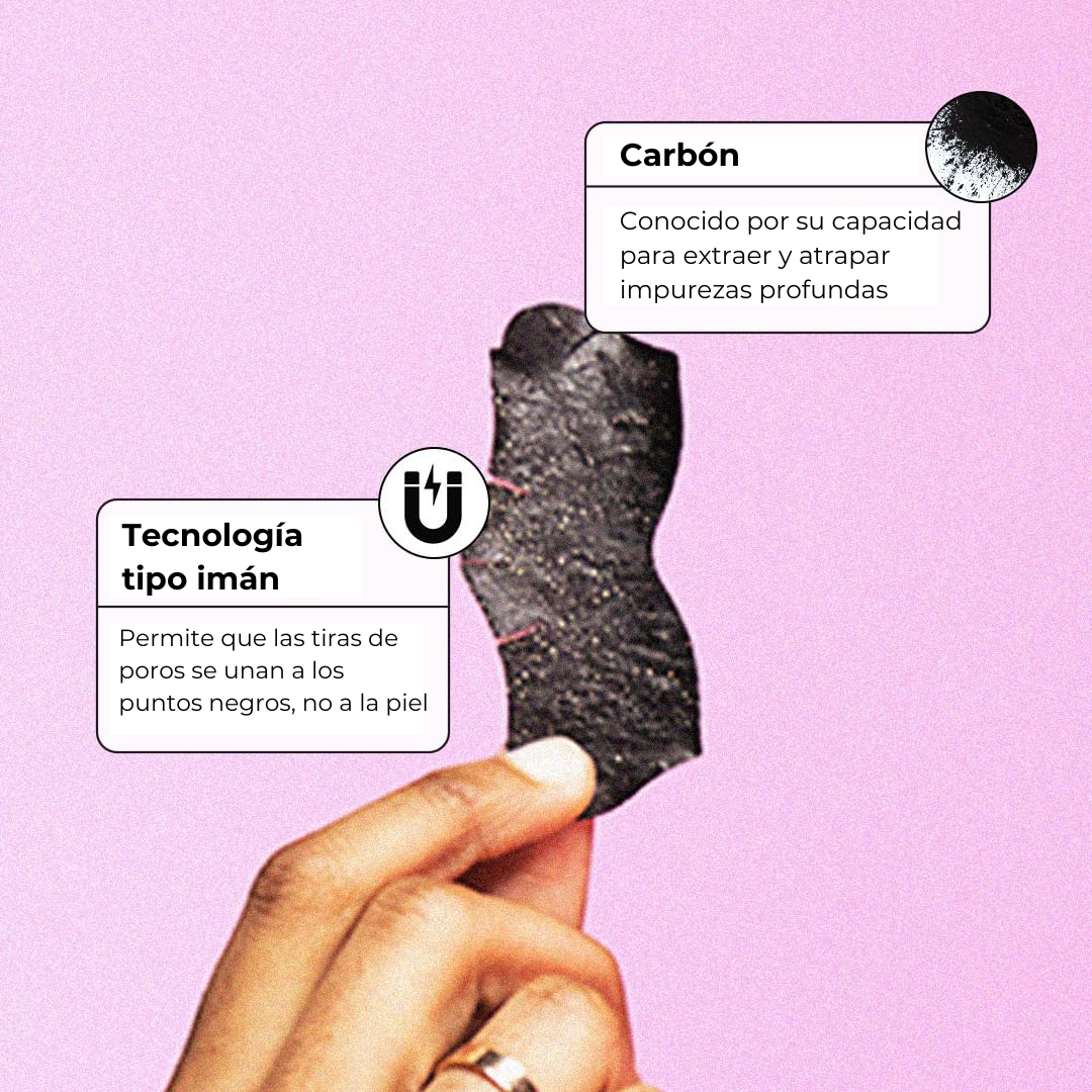 Bandas Limpieza Prof. con Carbón Natural 6 ct Nasal