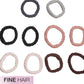 CO Scunci Unbreak 10pk liga fine hair marrón