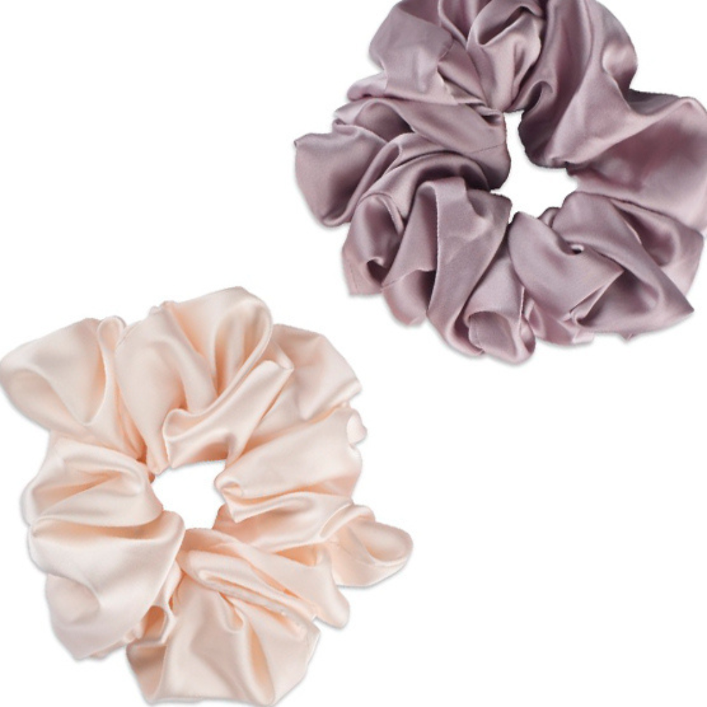 CO Scunci GRWM Satin Scrunchie Jumbo 2pk