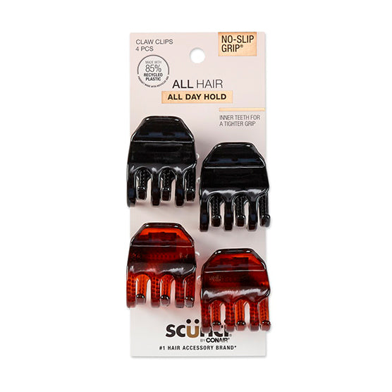 4pk N/S Chunky jaw clip