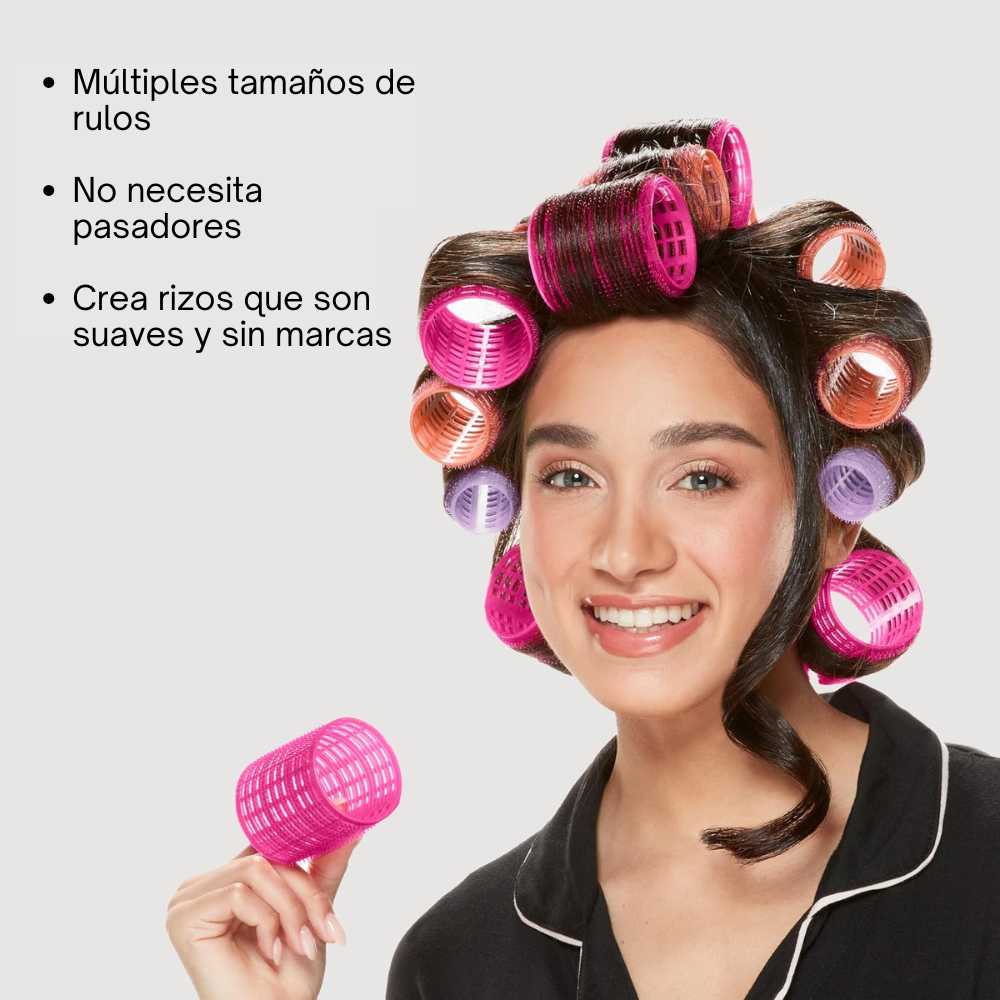 CO Roller 31pk Assorted Sized Self Grip Rollers