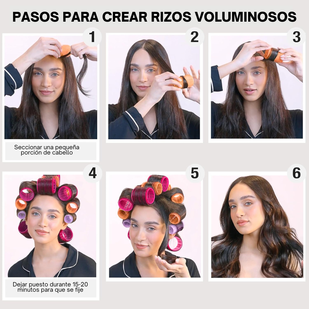 CO Roller 31pk Assorted Sized Self Grip Rollers