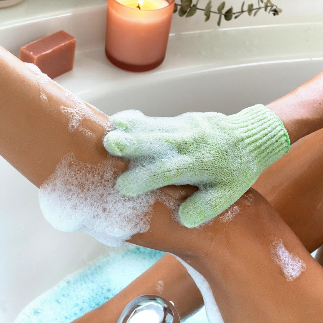 ET Guantes exfoliating green