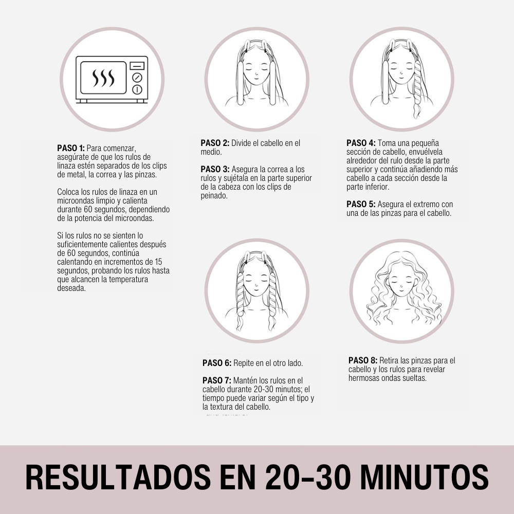 CO Roller 5pk microwave flaxseed XL