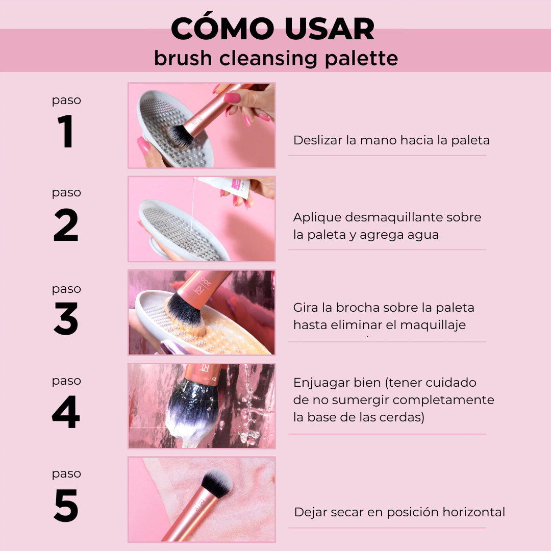 RT Cleanse brush palette