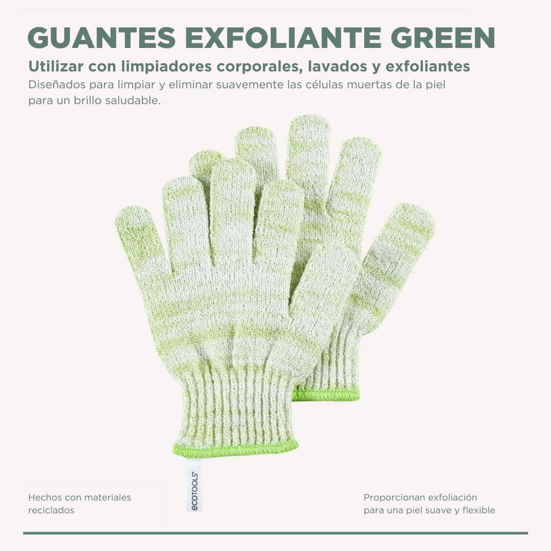 ET Guantes exfoliating green