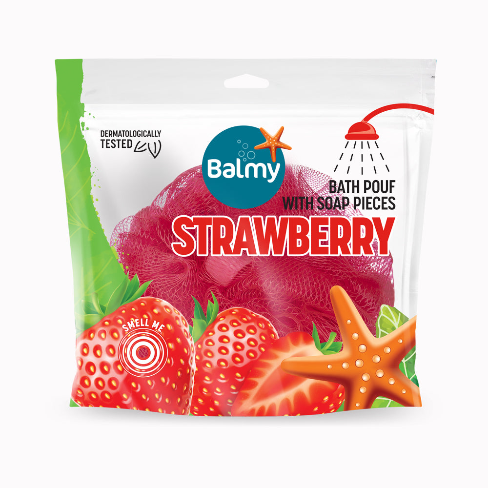 BAL Esponja Baño with Strawberry Soap