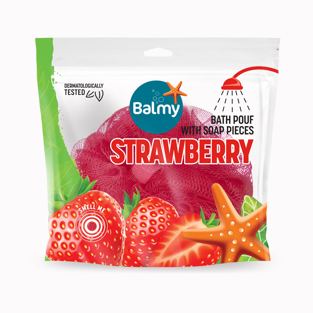 BAL Esponja Baño with Strawberry Soap