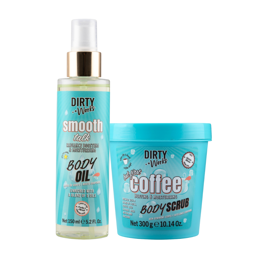 Pack 5 Oils Coffee Body Scrub + Signature Body Oil