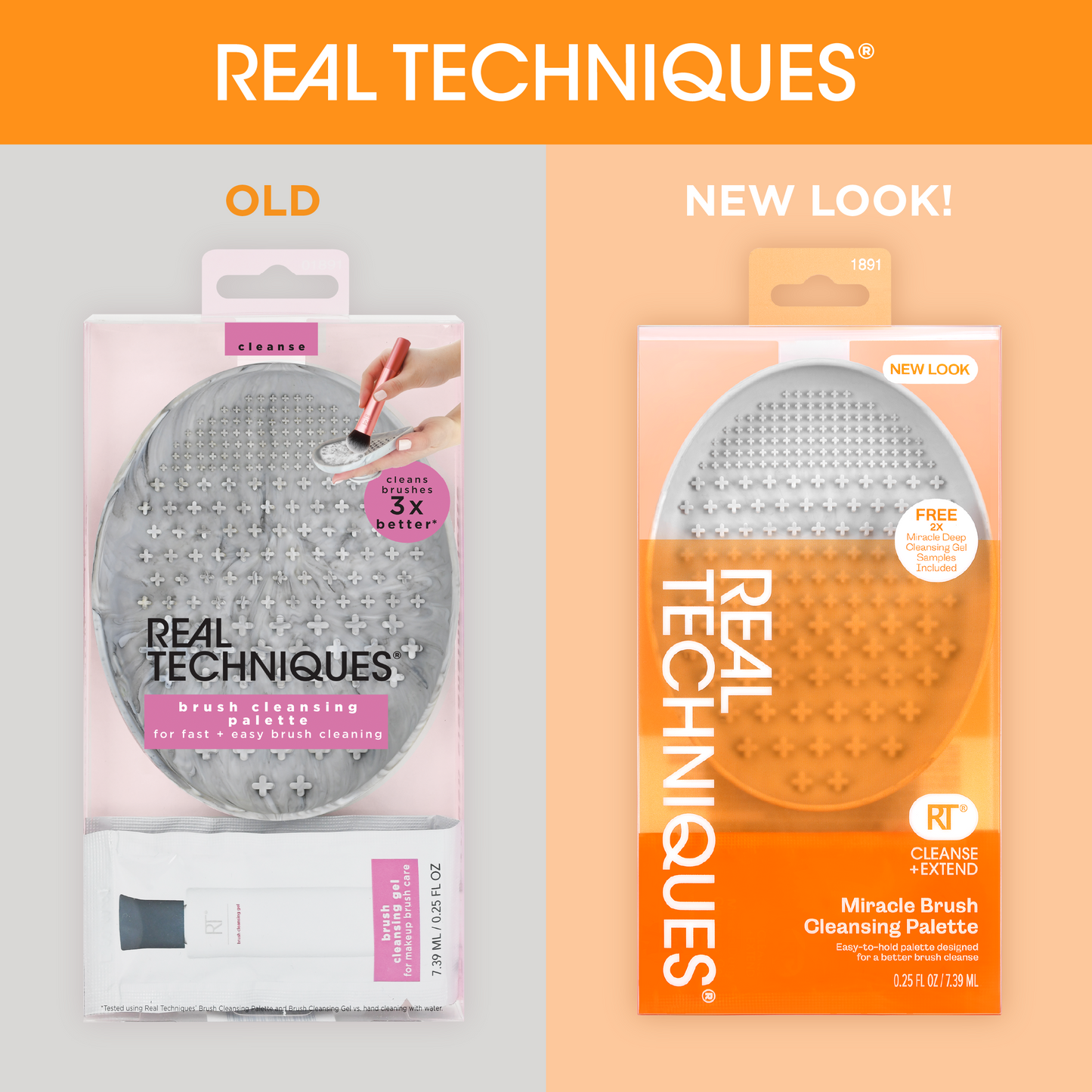 RT Cleanse brush palette